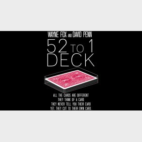 The 52 to 1 Deck Red by Wayne Fox and David Penn 