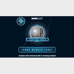 E.S.P. Jumbo Testing Cards by Vernet Magic