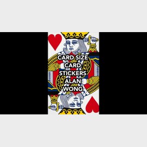 POKER Size Card Stickers by Alan Wong