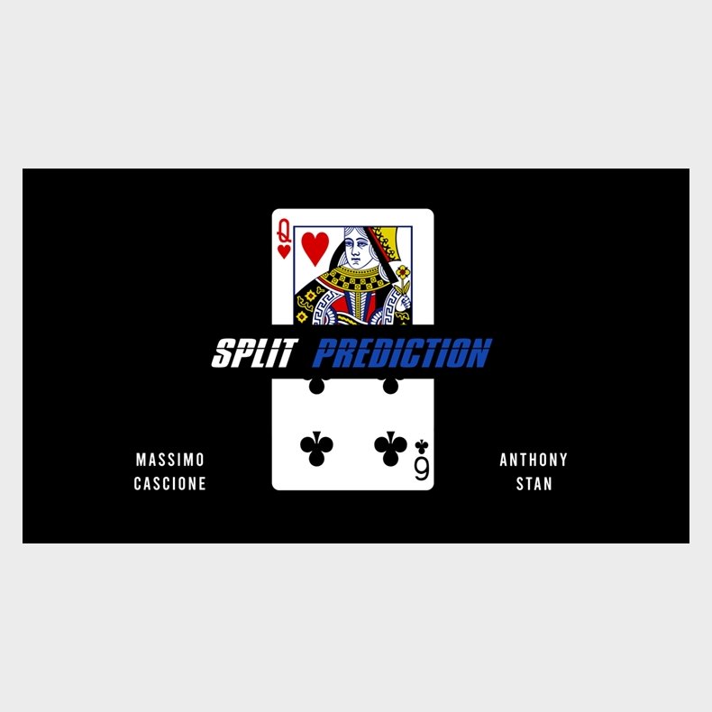 Split Prediction Blue by Massimo Cascione &amp; Anthony Stan 