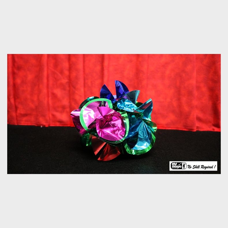 Klap blomster Glitter (12 inch) by Mr. Magic [MRMSPRINGFLOGLIT]