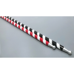 The Ultra Cane (Appearing / Metal) Red/ White Stripe by Bond Lee