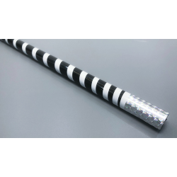The Ultra Cane (Appearing / Metal) Red/ White Stripe by Bond Lee