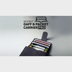 SECRET GAFF AND PACKET CARRIER PRO (Black Leather) 
