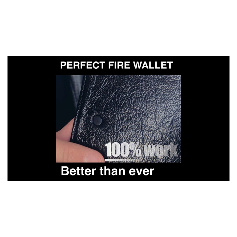 Perfect Fire Wallet by Victor Voitko