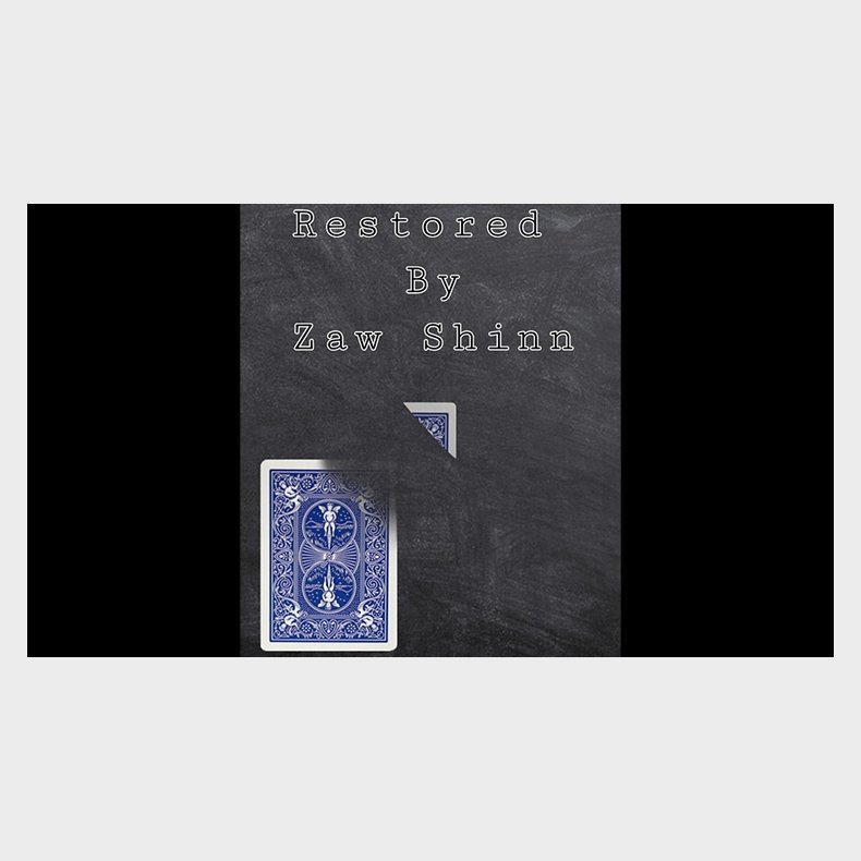 Restored by Zaw Shinn video DOWNLOAD 