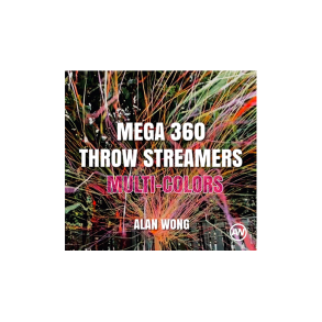 MEGA 360 Throw Streamers MULTI COLOR by Alan Wong