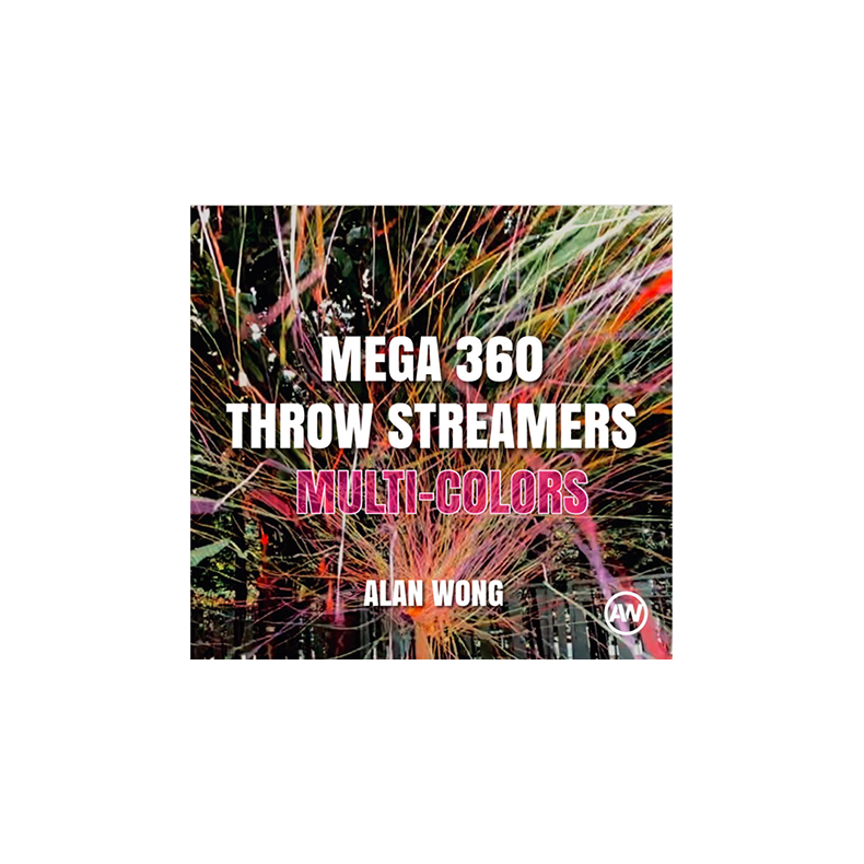 MEGA 360 Throw Streamers MULTI COLOR by Alan Wong