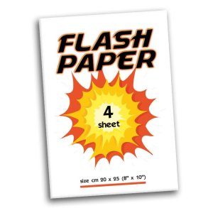 Flash Paper - Fire cm 20x25 Ark - Hvid