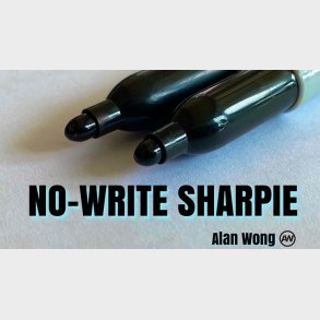NO WRITE SHARPIE by Alan Wong