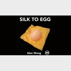 Silk To Egg (Brown/with Yellow silk) by Alan Wong
