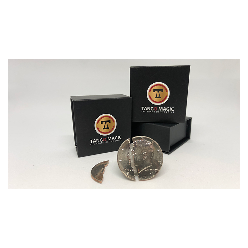 Bite Coin -(US Half Dollar - Traditional With Extra Piece) by Tango