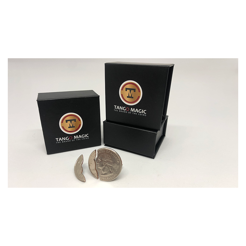  Bite Coin - US Quarter (Internal With Extra Piece) by Tango