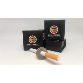 Cigarette Thru Quarter (2 sided) by Tango