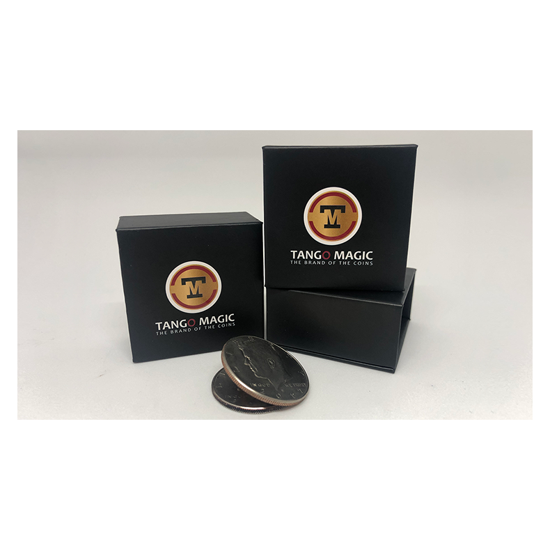Expanded Shell Coin (Half Dollar) (Steel Back) by Tango