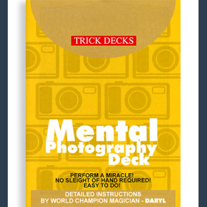 Mental Photo Deck Bicycle (Red)