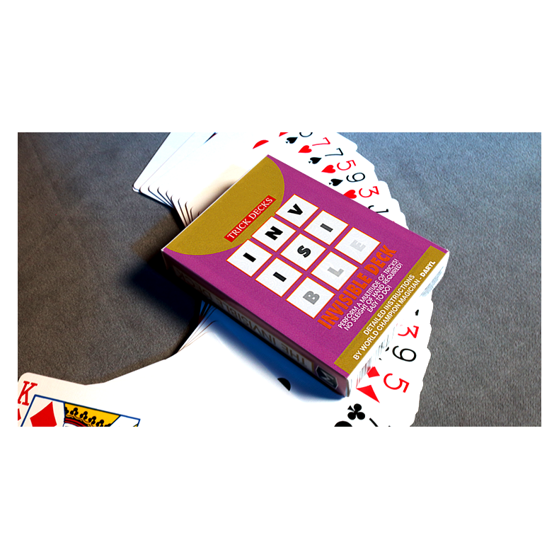 Invisible Deck Bicycle Mandolin (Red)