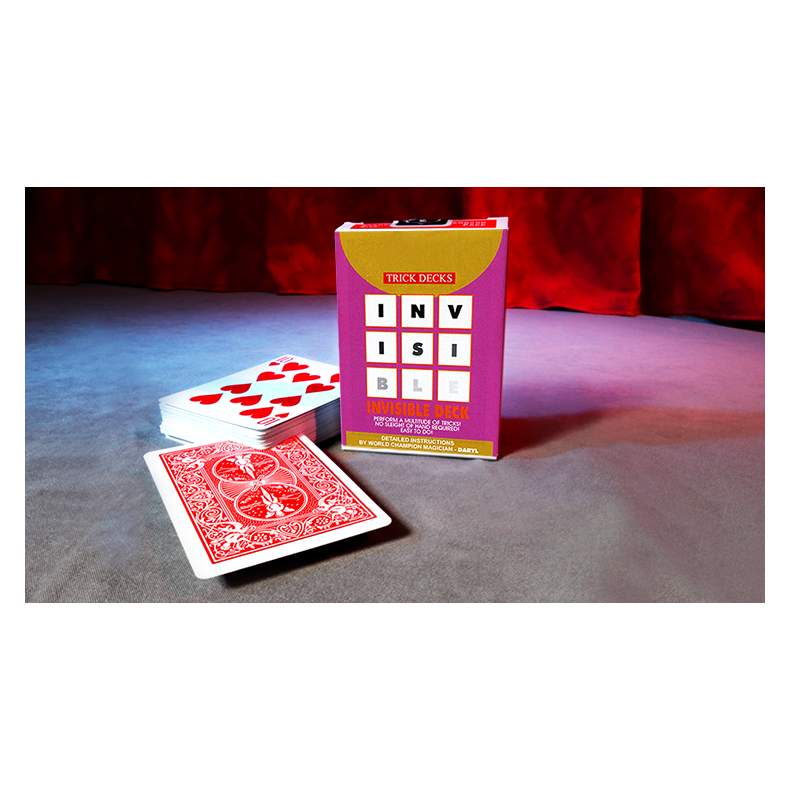 Invisible Deck Bicycle Mandolin (Red)