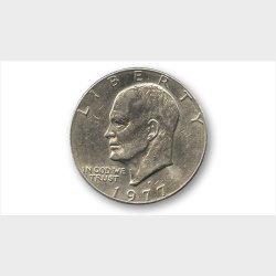 Eisenhower Dollar (Single Coin Ungimmicked) 1 stk 