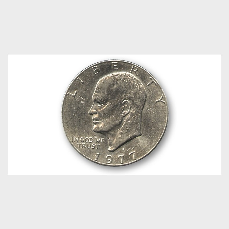 Eisenhower Dollar (Single Coin Ungimmicked) 1 stk 