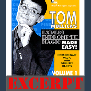 Waters of India video DOWNLOAD (Excerpt of Mullica Expert Impromptu Magic Made Easy Tom Mullica- #1, DVD)