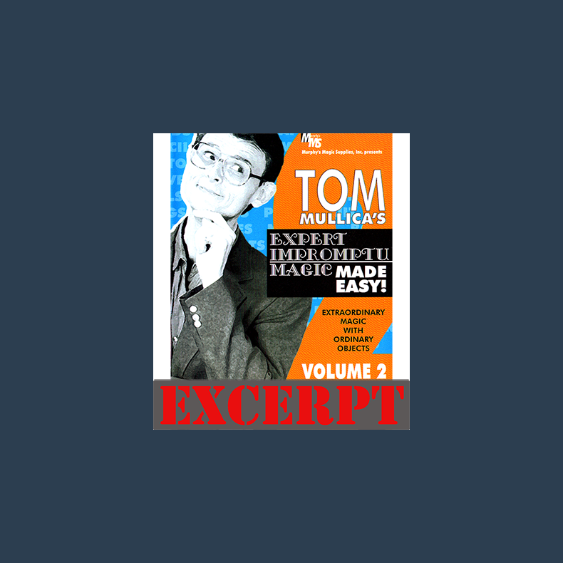 The Indian Bean Mystery video DOWNLOAD (Excerpt of Mullica Expert Impromptu Magic Made Easy Tom Mullica- #2, DVD)