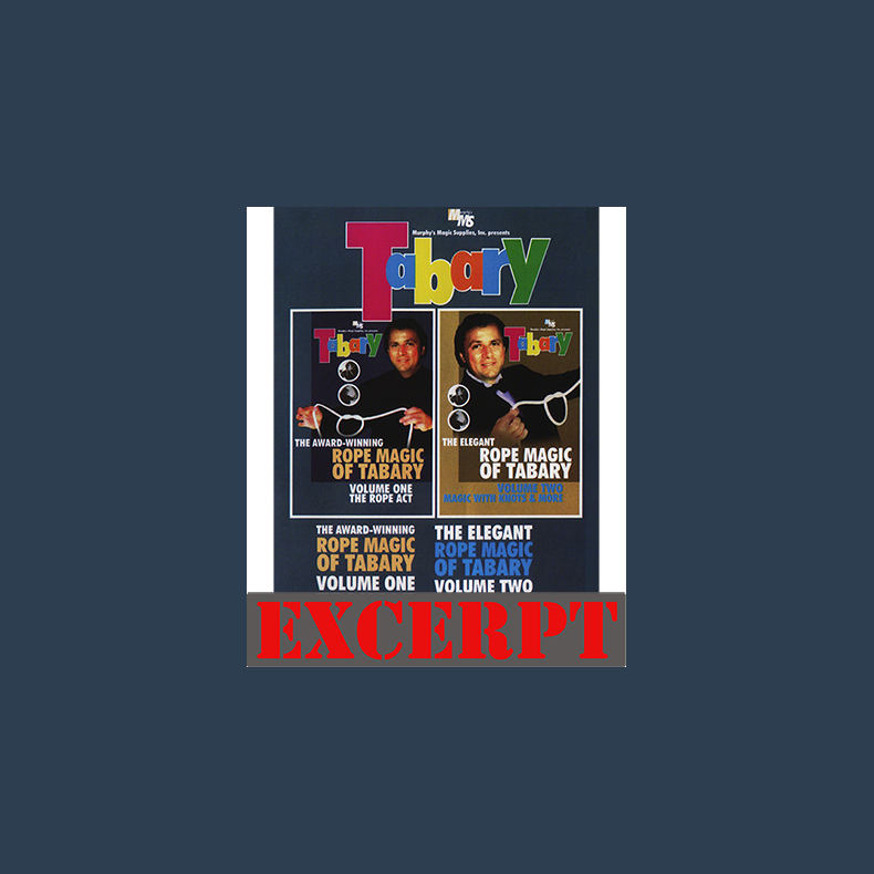 Ring &amp; Rope video DOWNLOAD (Excerpt of Tabary (1 &amp; 2 On 1 Disc), 2 vol. combo, DVD)