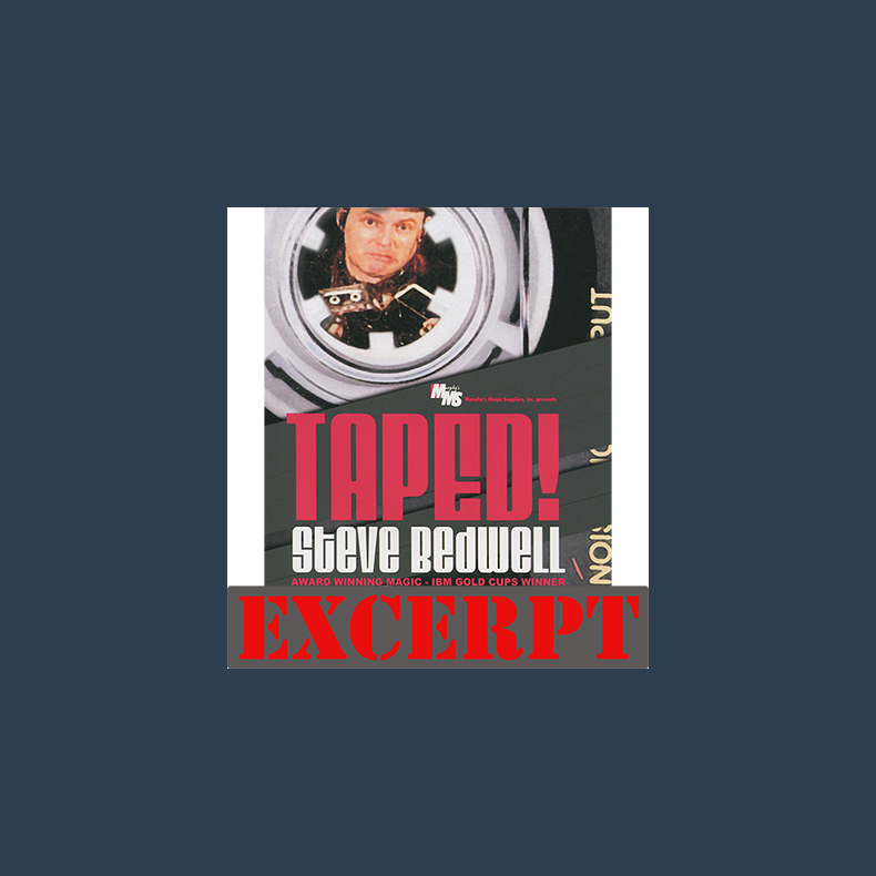 At A Loose End video DOWNLOAD (Excerpt of Taped!) by Steve Bedwell