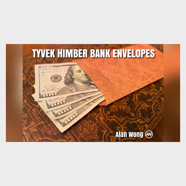 Tyvek Himber Bank Envelope SET by Alan Wong