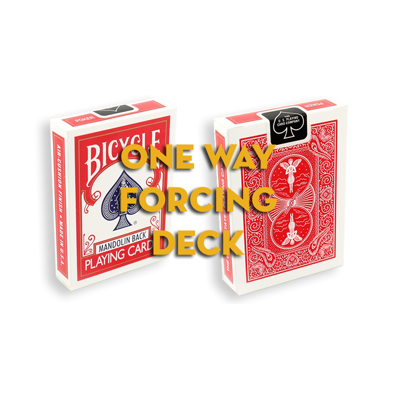 Assorted Mandolin Red One Way Forcing Deck (assorted values)