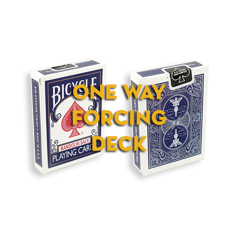 Assorted Mandolin Blue One Way Forcing Deck (assorted values)