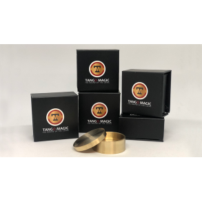 Okito Coin Box (BRASS w/Online Instructions) One Dollar