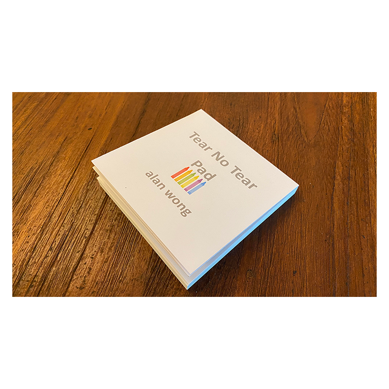 No Tear Pad (Small, 3.5 X 3.5, Tear/No Tear Alternating) by Alan Wong