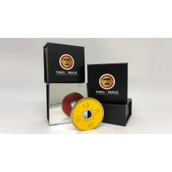 Chinese Coin - Red &amp; Yellow by Tango Mag