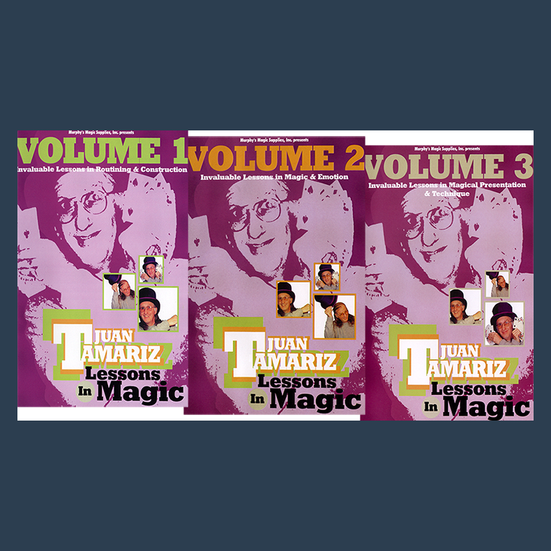3 Vol. Combo Juan Tamariz Lessons in Magic video DOWNLOAD