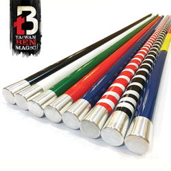 Vanishing Metal Cane (Black) by Handsome Criss and Taiwan Ben Magic