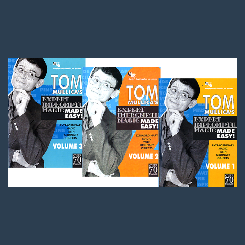 Mullica Expert Impromptu Magic Made Easy Set (Vol 1 thru 3)  Tom Mullica video DOWNLOAD