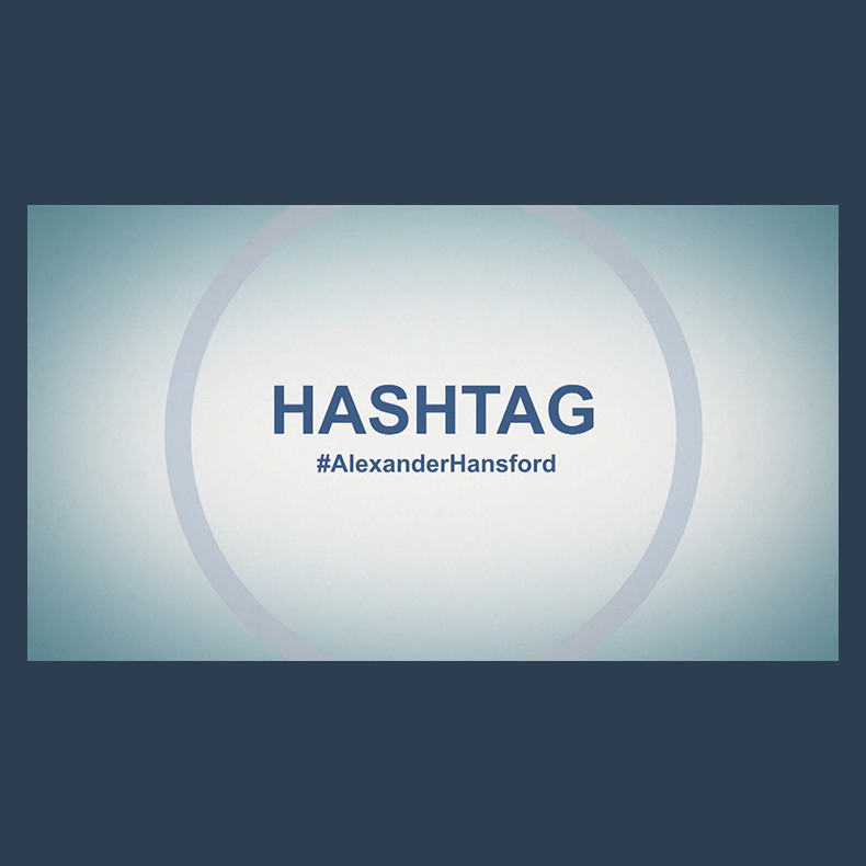 Hashtag by Alex Hansford video DOWNLOAD
