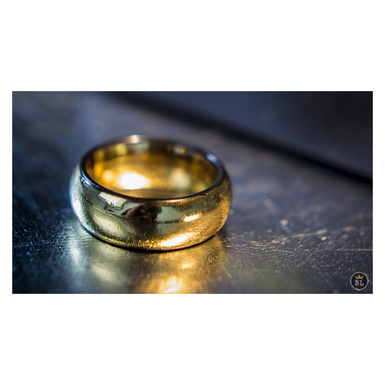 Ash and Ember Gold Curved Size 13 (2 Rings) by Zach Heath