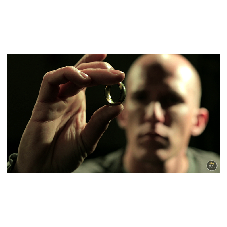 Ash and Ember Gold Curved Size 13 (2 Rings) by Zach Heath