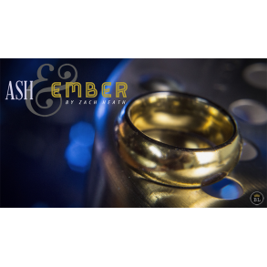Ash and Ember Gold Curved Size 8 (2 Rings) by Zach Heath