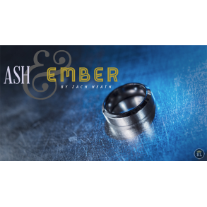 Ash and Ember Silver Beveled Size 14 (2 Rings) by Zach Heath