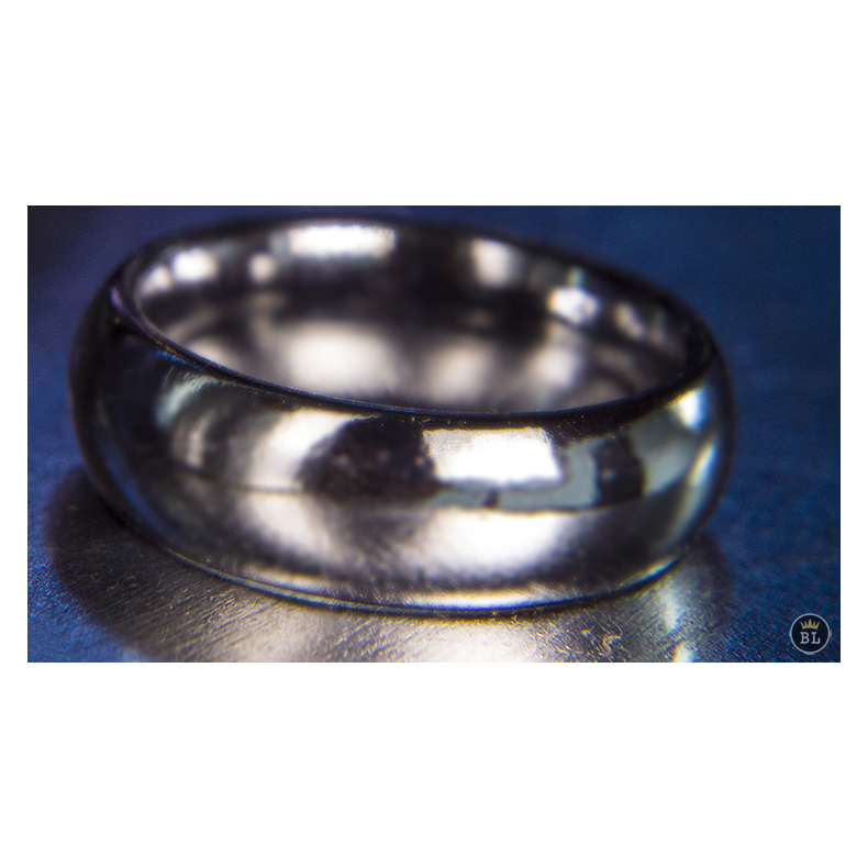 Ash and Ember Silver Curved Size 12 (2 Rings) by Zach Heath