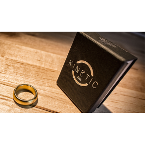 Kinetic PK Ring (Gold) Curved size 8 by Jim Trainer