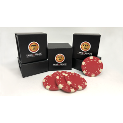 Expanded Shell Poker Chip plus 4 Regular Chips
