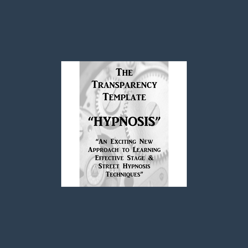 The Transparency Template by Jonathan Royle - eBook DOWNLOAD