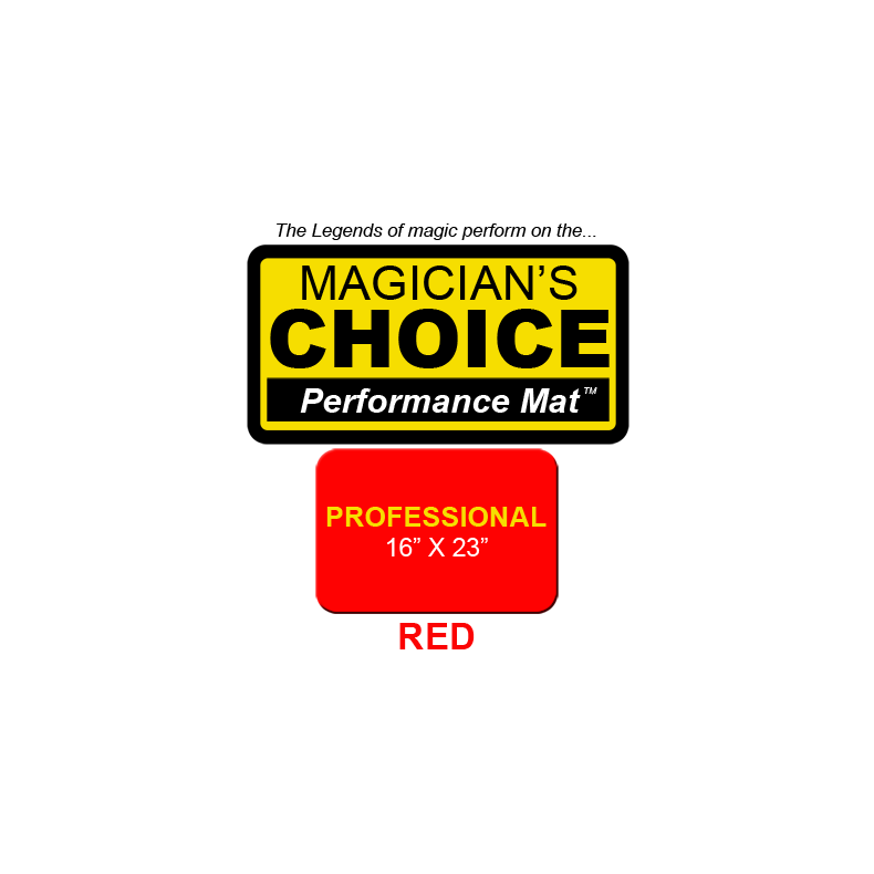 Professional Close-Up Mat (Red - 16x23) by Ronjo
