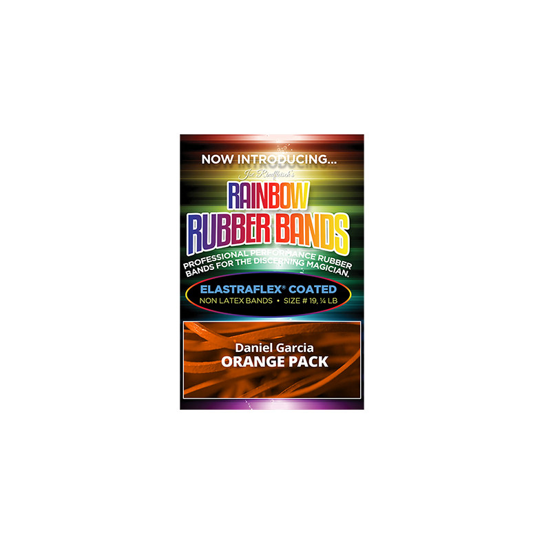 Joe Rindfleisch's Rainbow Rubber Bands (Daniel Garcia - Orange Pack ) by Joe Rindfleisch