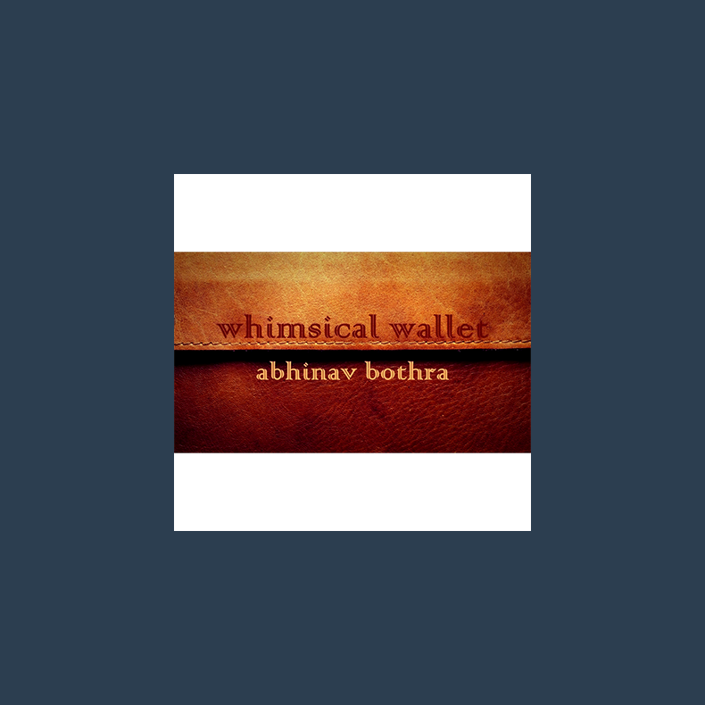 Whimsical Wallet by Abhinav Bothra - Video DOWNLOAD