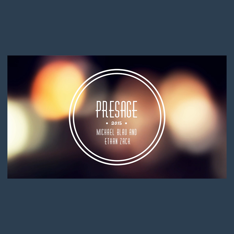 Presage by Ethan Zack &amp; Michael Blau - video DOWNLOAD